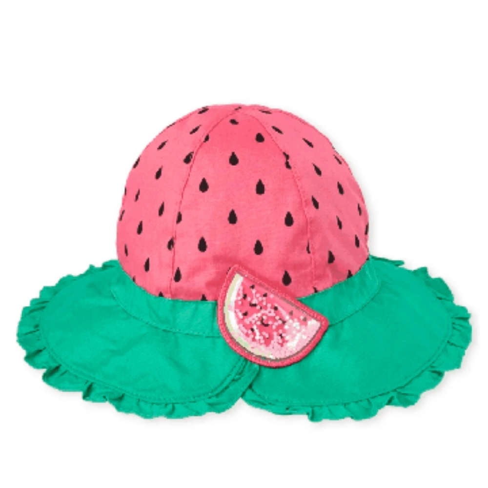 Toddler Girl Shakey Watermelon Bucket Hat